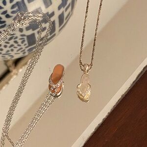 Sandal Pendant Necklace & anklet